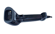 USB 2D Barcode Scanner w/ Stand - Black